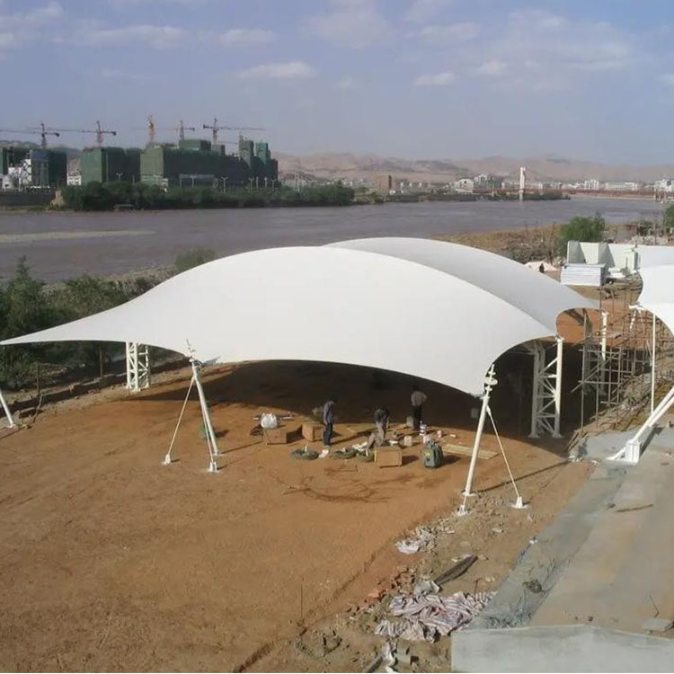 惠州膜结构汽车棚